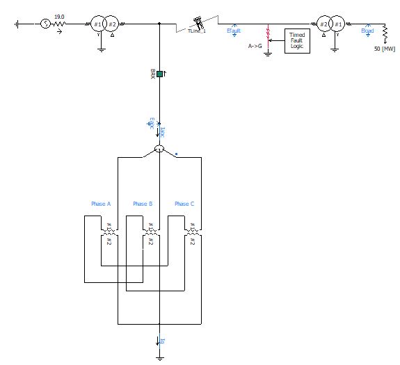 ZigZag Transformer for Grounding System PSCAD
